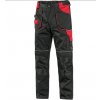 Pracovné nohavice do pása CXS ORION TEODOR, pánske, čierno-červené 1