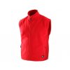 Pánska fleecová vesta UTAH, červená (Veľkosť 3XL)