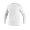 Pánske tričko s dlhým rukávom PETR, biele
