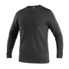 Pánske tričko s dlhým rukávom PETR, čierne