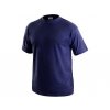 Bavlnené tričko CXS DANIEL, krátký rukáv, tmavo modré (Veľkosť 3XL)