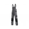 Pracovné nohavice na traky CXS ORION KRYŠTOF, pánske, sivo-čierne (Veľkosť 68)