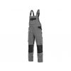 Pracovné montérkové nohavice na traky CXS STRETCH, pánske, sivo-čierne (Veľkosť 64)