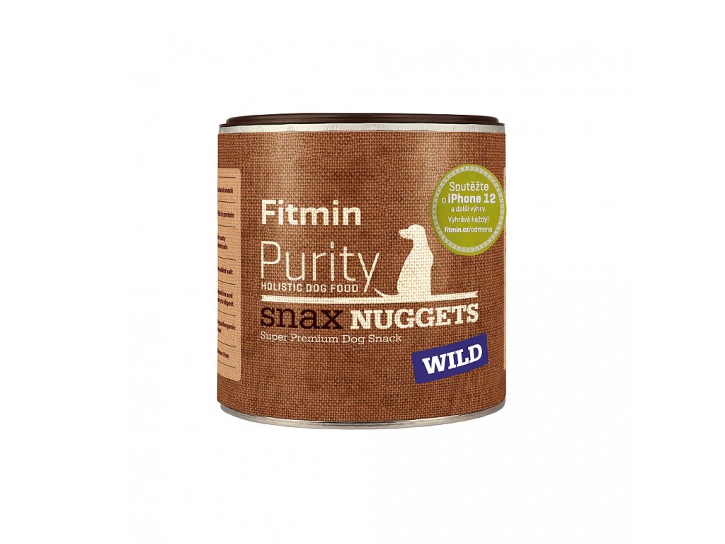 fitmin dog purity snax nuggets wild 180 g soutez h L
