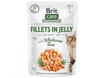 Kapsička BRIT Care Cat Pouch Wholesome Tuna in Jelly 85g