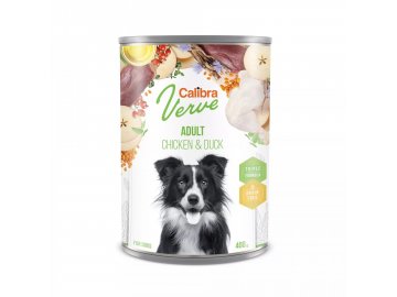 Calibra Dog Verve konzerva GF Adult Chicken & Duck 400 g