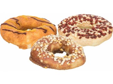 Donuts, buvolí kroužky s příchutí, ø 10 cm, 100g 1ks