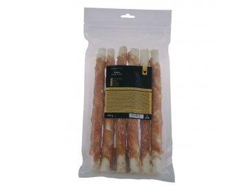 ffl dog treat rawhide stick 28cm with chicken 500g h L