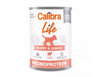 Calibra Dog Life konzerva Puppy & Junior Lamb with Rice 400 g