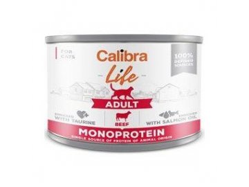 calibra cat life konzadult beef 200g