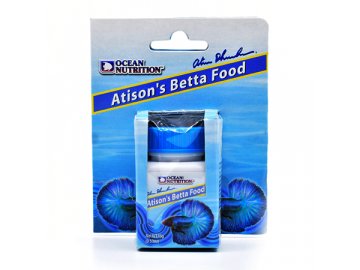 Atison´s Betta Food 15 g - krmivo pro bojovnice ocean nutrition nejlepší krmivo pro bojovnice pestré bojovnici krmení