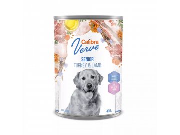 Calibra Dog Verve konz.GF Senior Turkey&Lamb 400g