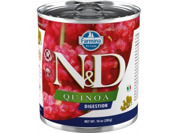 Konzerva N&D DOG QUINOA Adult Digestion Lamb & Fennel 285g