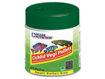 Cichlid Vegi Pellets Small 200 g - krmivo pro cichlidy ocean nutrition krmení granule pro ryby pro rybičky 