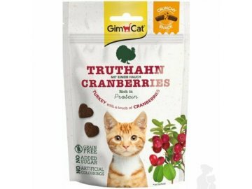 Gimcat Crunchy Snacks Krocan s brusinkami 50g