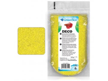 Betta akvarijní písek DECO žlutý 1 - 1,5mm, 240g