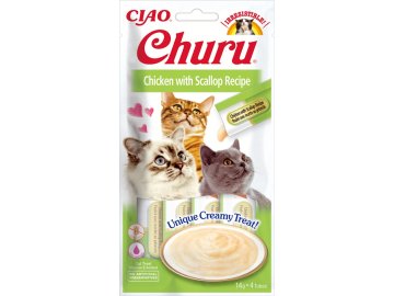 Churu Cat Chicken with Scallop 4x14g