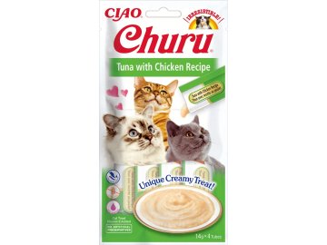 Churu Cat Purée Tuna with Chicken 4x14g