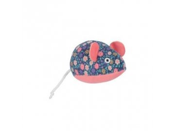 hracka kocka ethicat floral mys catnip zolux