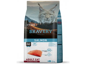 BRAVERY cat STERILIZED salmon 2kg
