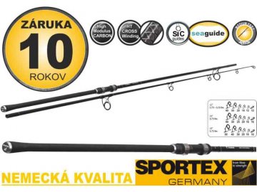 Kaprový prut Sportex Paragon Carp dvoudílný