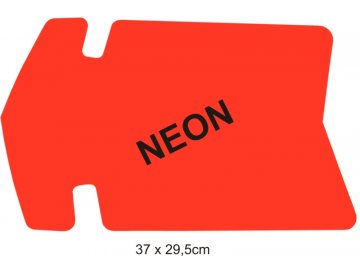 Reklamná šipka - balení 25ks (Variant 30x19,5cm neón žltá 25ks)