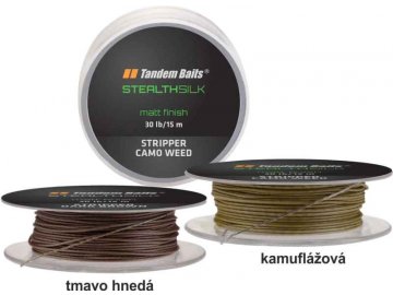 Návazcová šňůra Tandem Baits Stealth Silk Stripper 15m