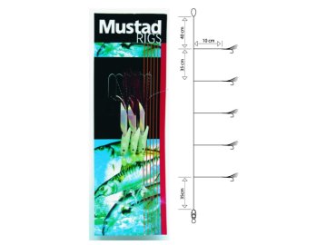 T62-6, Mini Hokkai, 5 nástrah s háčkem, Mustad