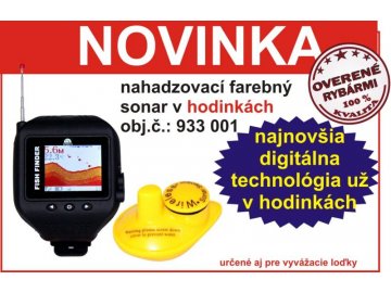 Sonar bezdrátový v hodinkách i pro vyvážecí loďky