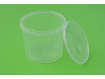 kelímek 365ml čirý s víkem čirým