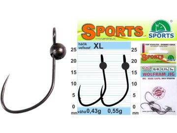 Vanfook Wolfram JIG WG vl.XL bez protihrotu 5ks (Variant velikost XL - 0,43g)
