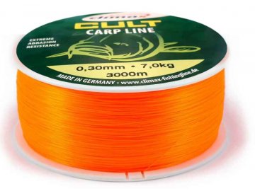 CLIMAX silon CULT Carp Line 600m Fluo-Orange