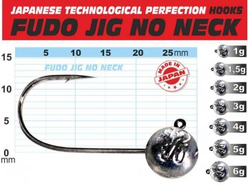 Fudo JIG bez nálitku č.2 balení 5ks (Variant Hmotnost: 2g)