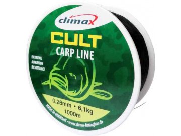 Climax silon Cult Carp line - černý 1000m (Variant Průměr: 0,28mm nosnost: 6,1kg)