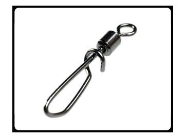 Rolling swivel T shape snap - Obratlík s karabinou