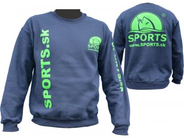 Mikina Gildan s logem SPORTS - modrá
