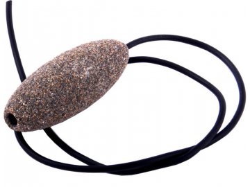 Rybářská zátěž průběžný - přírodní kámen - 2ks