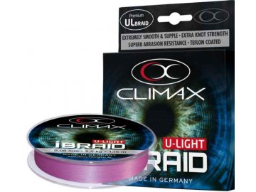 Pletená šňůra Climax iBraid U-Light fluo-fialová 135m