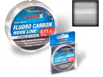 Feeder fluorocarbon Cenex Hook line - průhledný