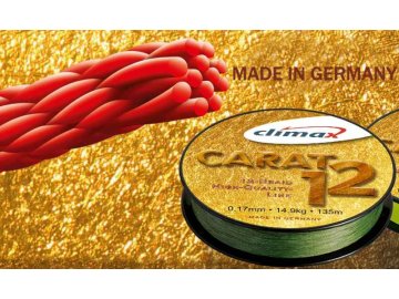 Přívlačová šňůra Climax Carat 12 Oliva 135m