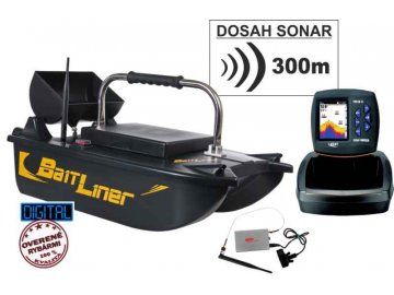 Akční set-Zavážecí loďka a bezdrátový sonar do 300m