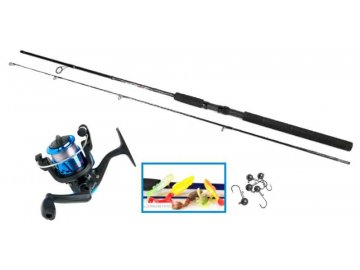 SPORTS Spinning set 1+11 (prut2,1m+5ks relax+jigy+nav)