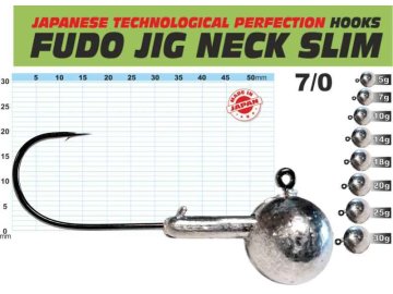 FUDO JIG PROFI Slim s nálitkem 7/0 balení 3ks