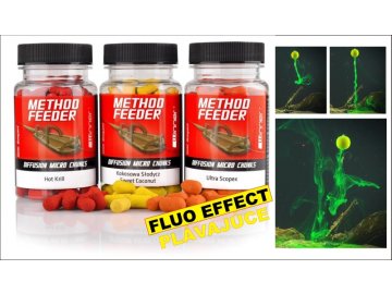 Method/Feeder-Diffusion Micro Chunks -plovoucí 40g 7x11mm