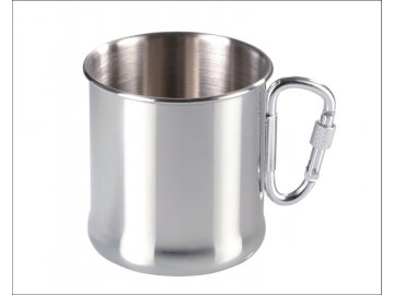 Rybářský hrnek nerezový 270ml s karabinou