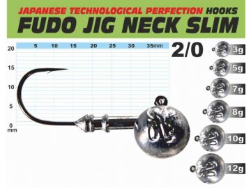 FUDO JIG PROFI Slim s nálitkem 2/0 balení 5ks