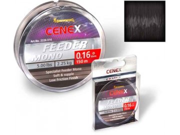 Feeder silon Cenex Feeder Mono - černý (Variant 150m 0,14mm / 1,80kg)