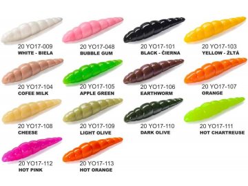 Dipované umělé nástrahy FishUP Yochi 43mm / 8ks (Variant Barva: Apple Green)