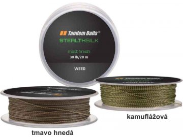 Návazcová šňůra Tandem Baits Stealth Silk 20m