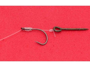 Hotový feeder návazec s jehlou na boilies 8cm / 8ks